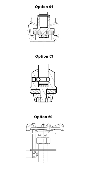 Robinet à soupape cryogénique en acier inoxydable à écrou union – SERIE 160800 | Codification